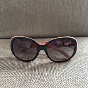 Prada SPR 08L 7VB-3M1 Sunglasses Pink Black 57mm